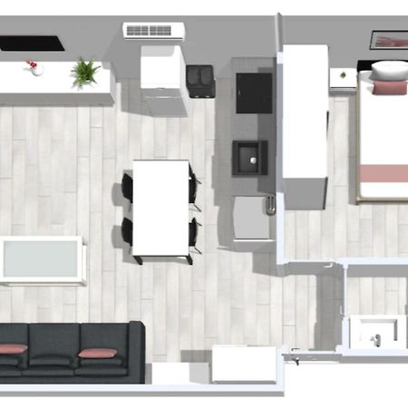 Roses Apartments 2 - Vista Mar Lateral 1Habitacion Buitenkant foto